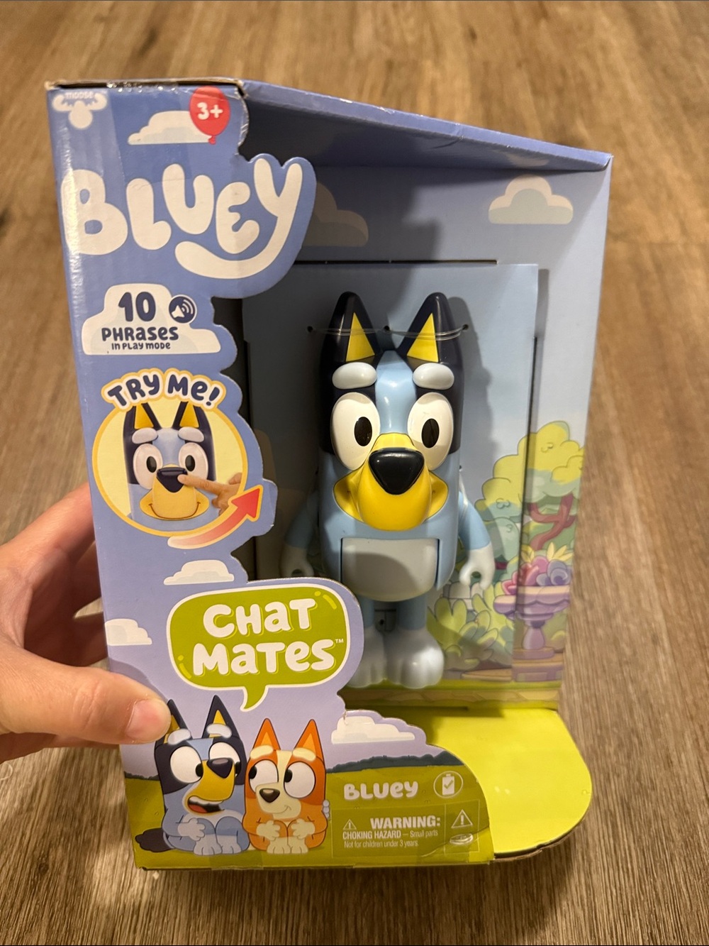 Bluey Chat Mates Interactive Figure - Blue & Yellow